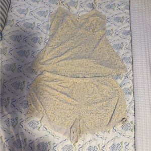 Laura Ashley Yellow Floral Lace Sleepwear